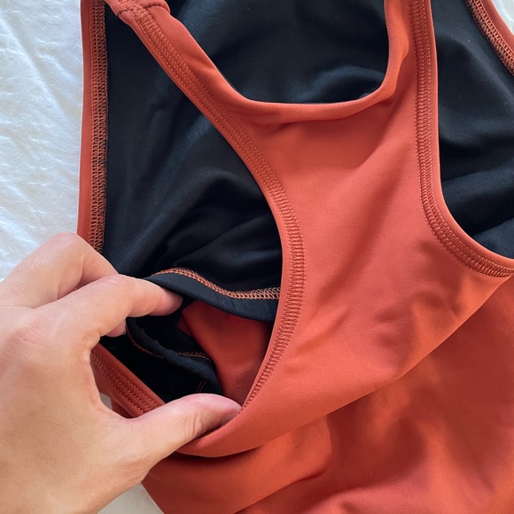 Stylish Women's Sleeveless Crop Top in Rust - Picture 7 of 7